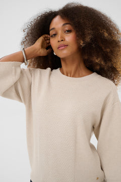 Cream Dela Pullover Sweater