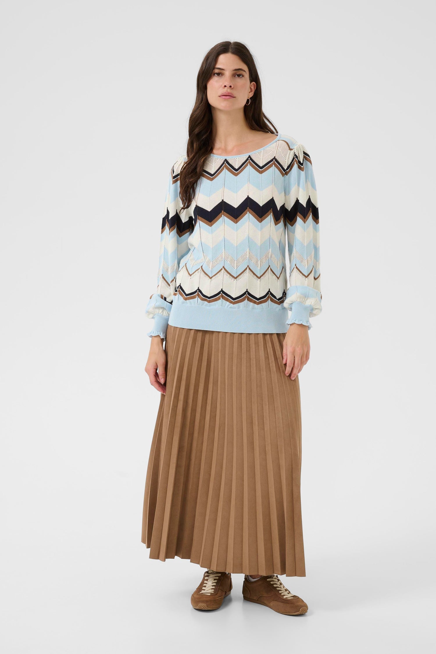 Cream Netes Pullover