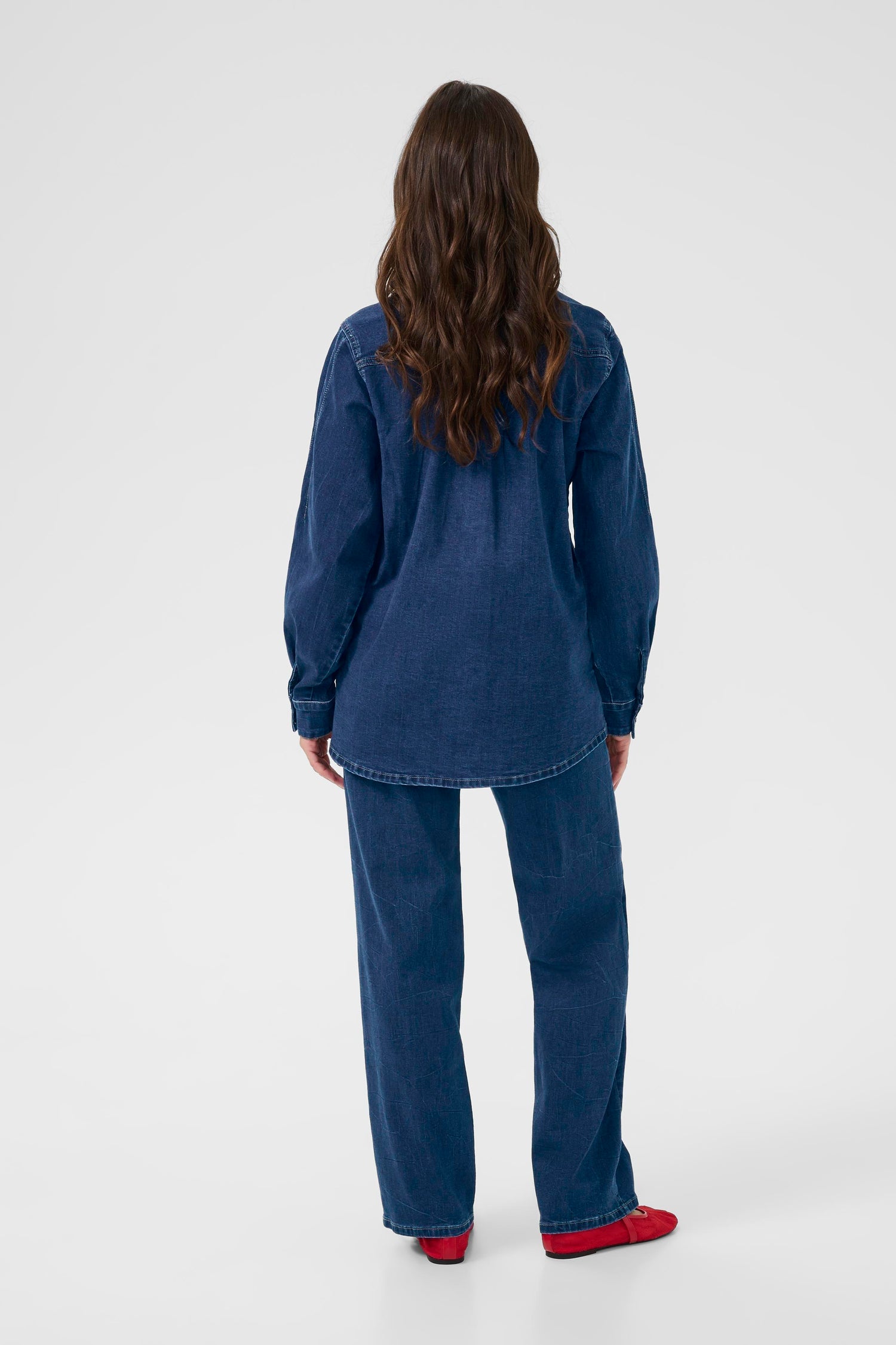 Cream Maddie Denim Shirt