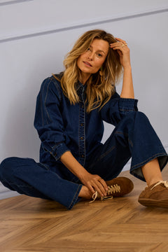 Cream Maddie Denim Shirt