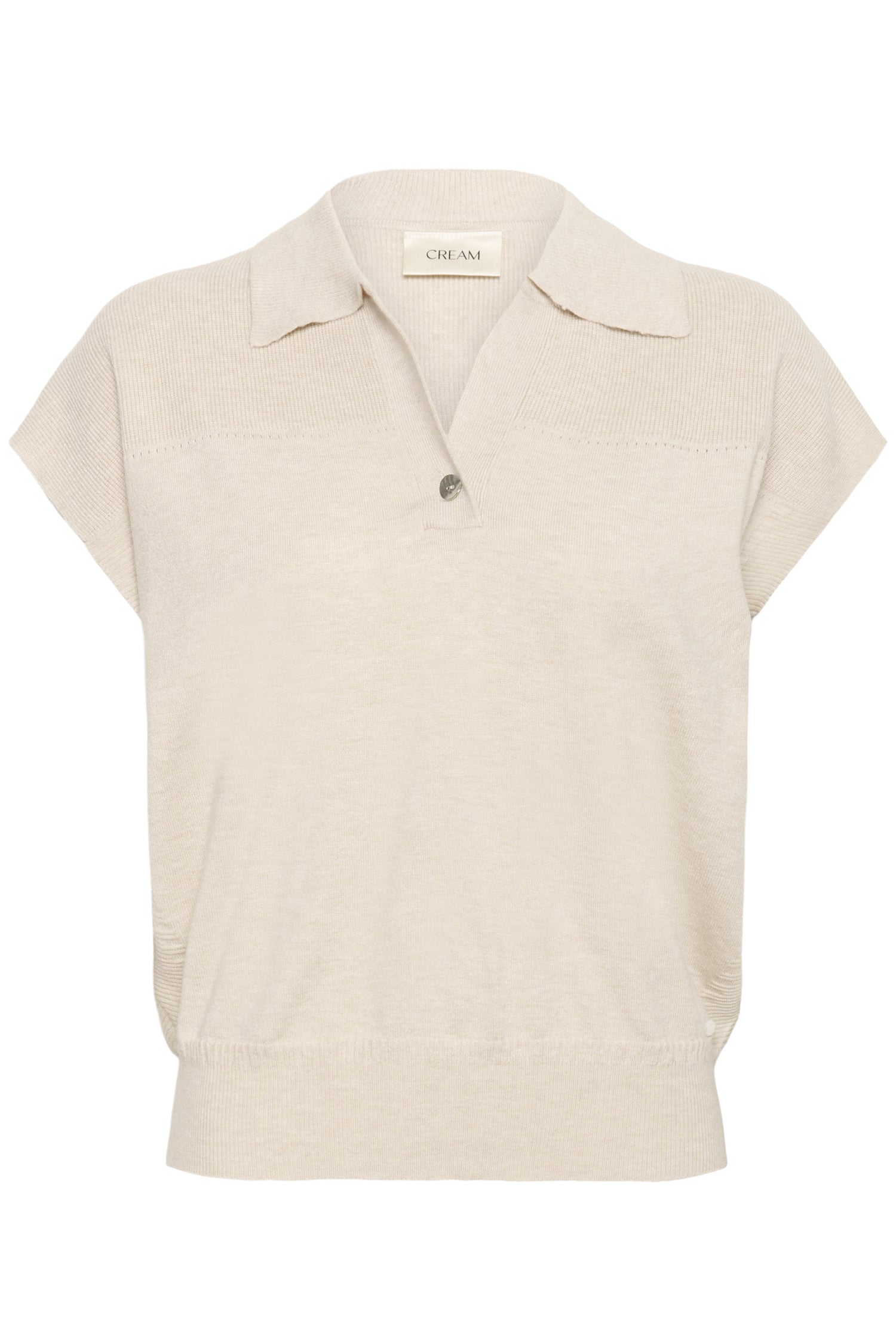 Cream Dela Slipover Top