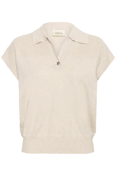 Cream Dela Slipover Top