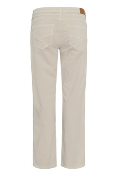Cream Sophia Twill Pant- Coco Fit