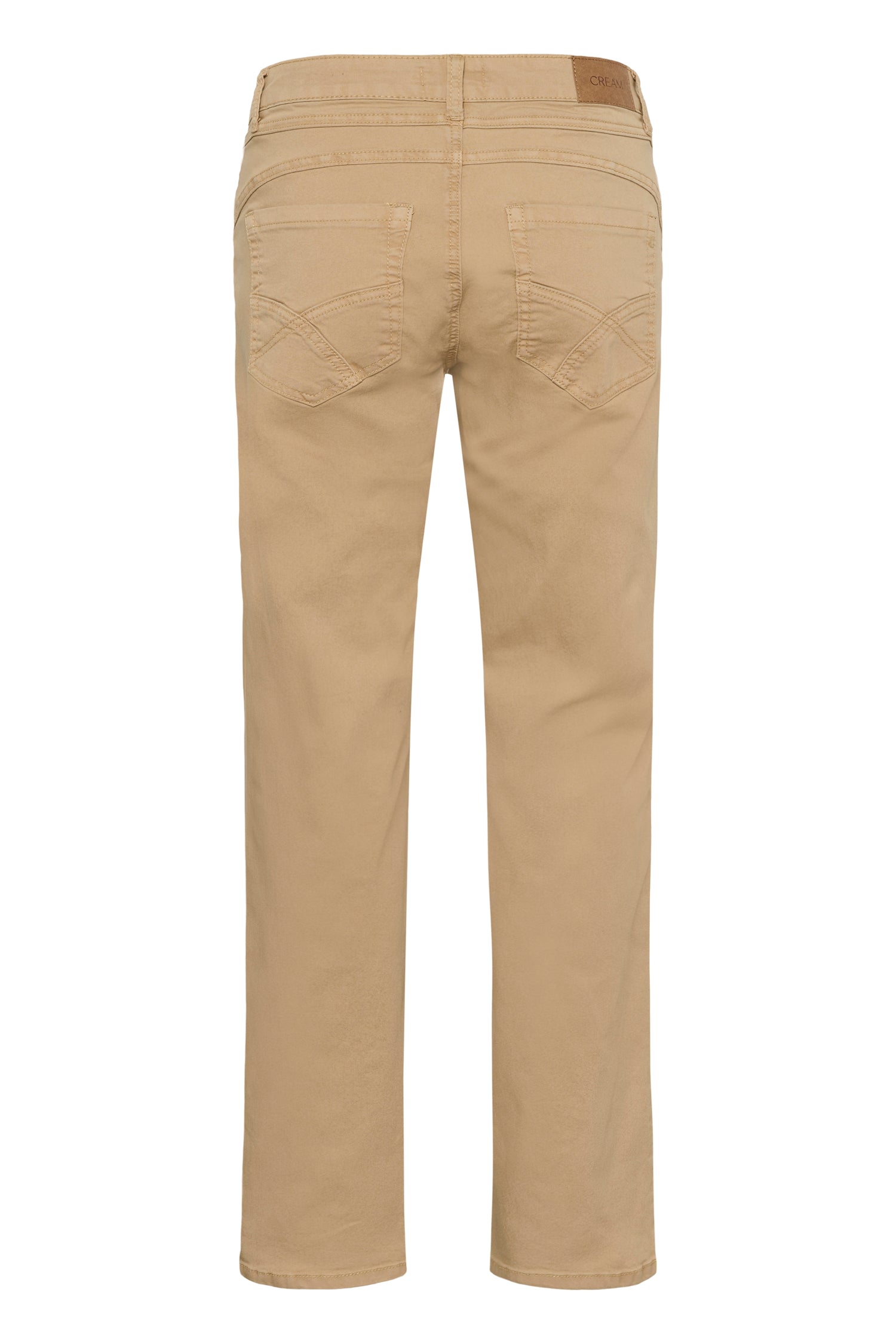 Cream Sophia Twill Pant- Coco Fit