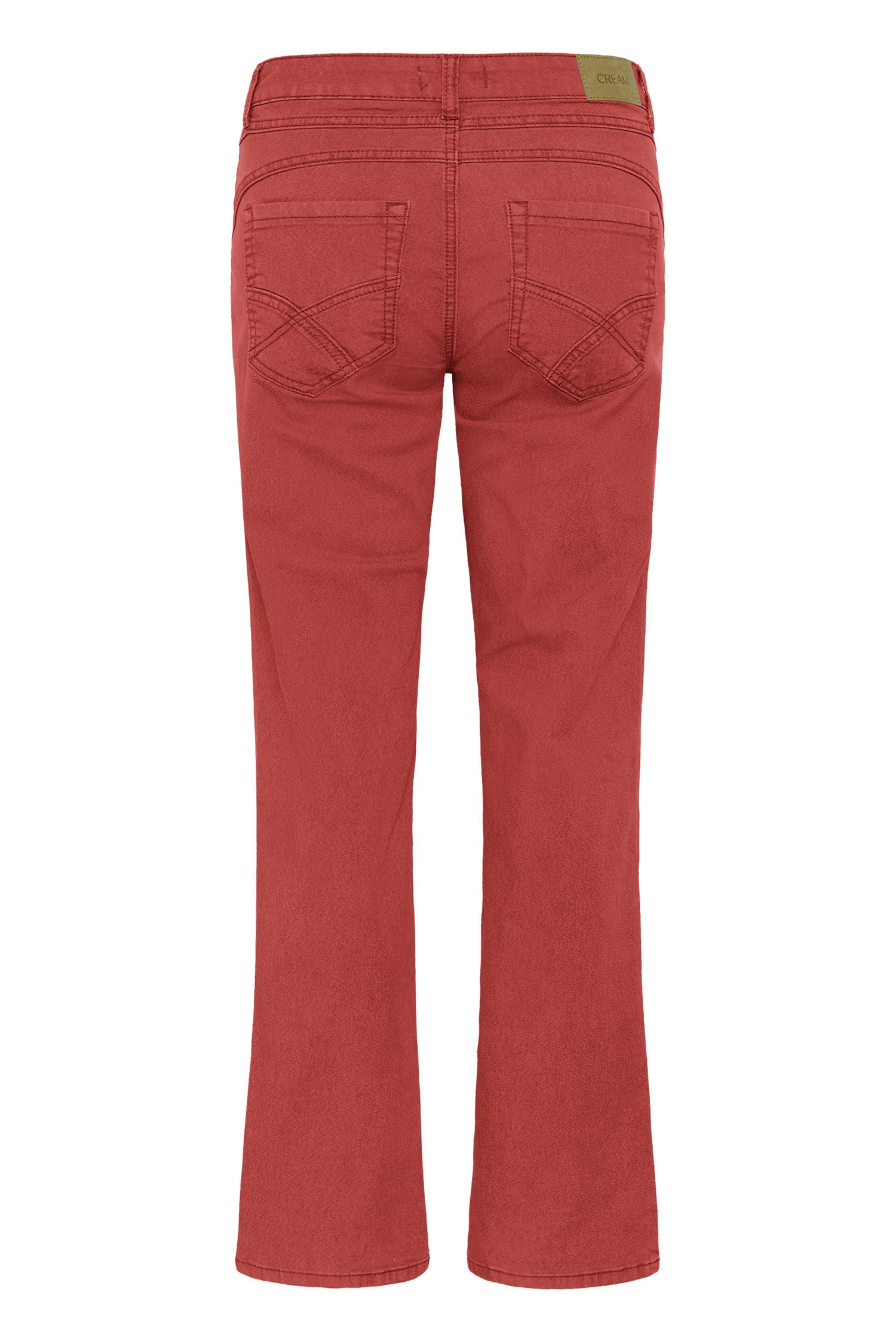 Cream Sophia Twill Pant- Coco Fit