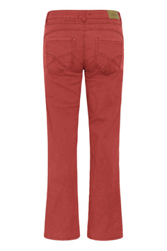 Cream Sophia Twill Pant- Coco Fit