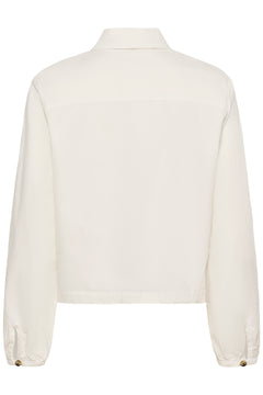 Cream Berta Twill Jacket