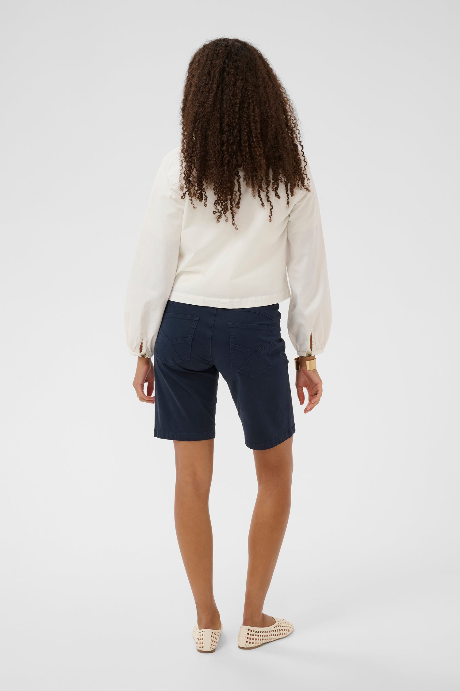 Cream Berta Twill Jacket
