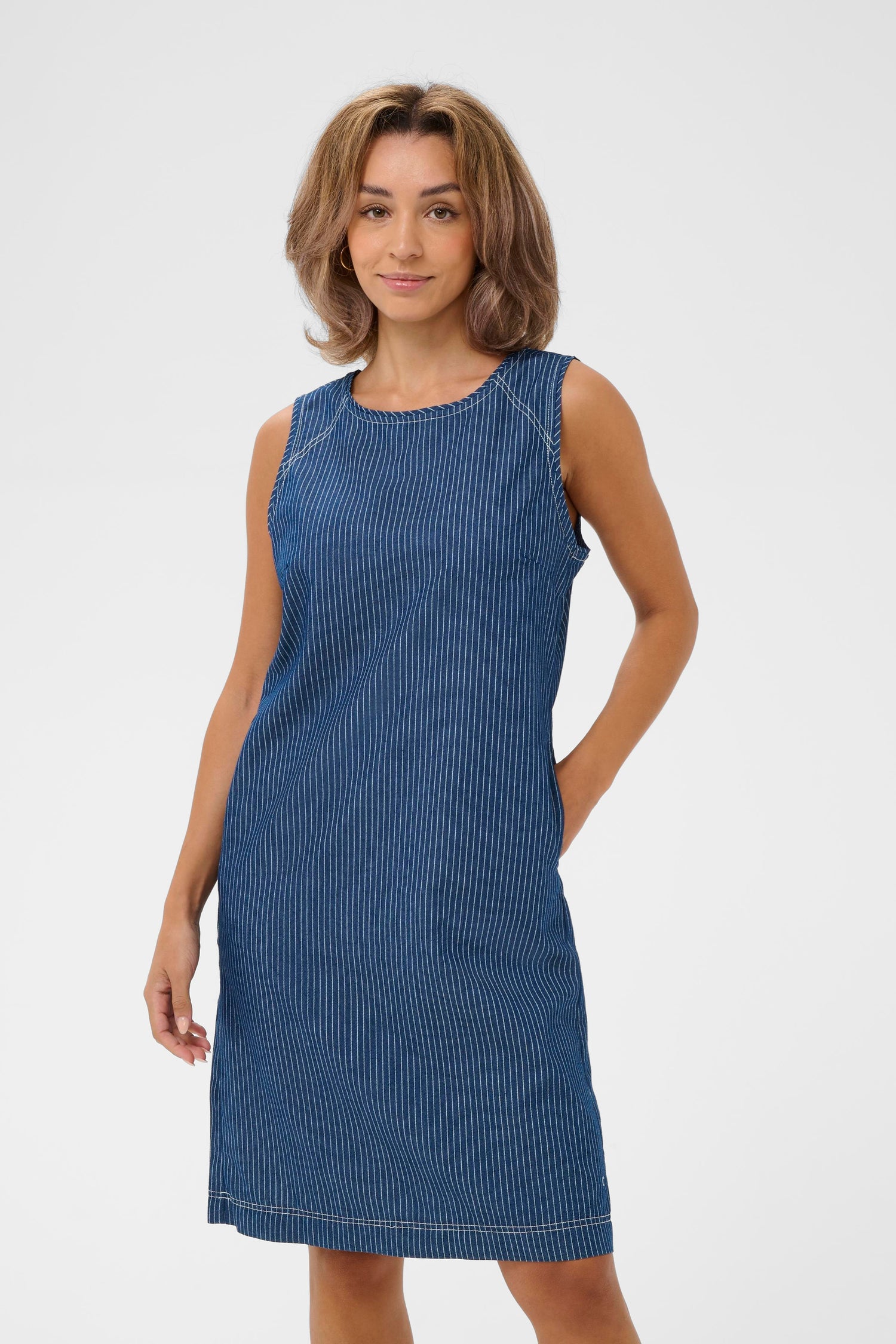 Cream Agate Shift Dress