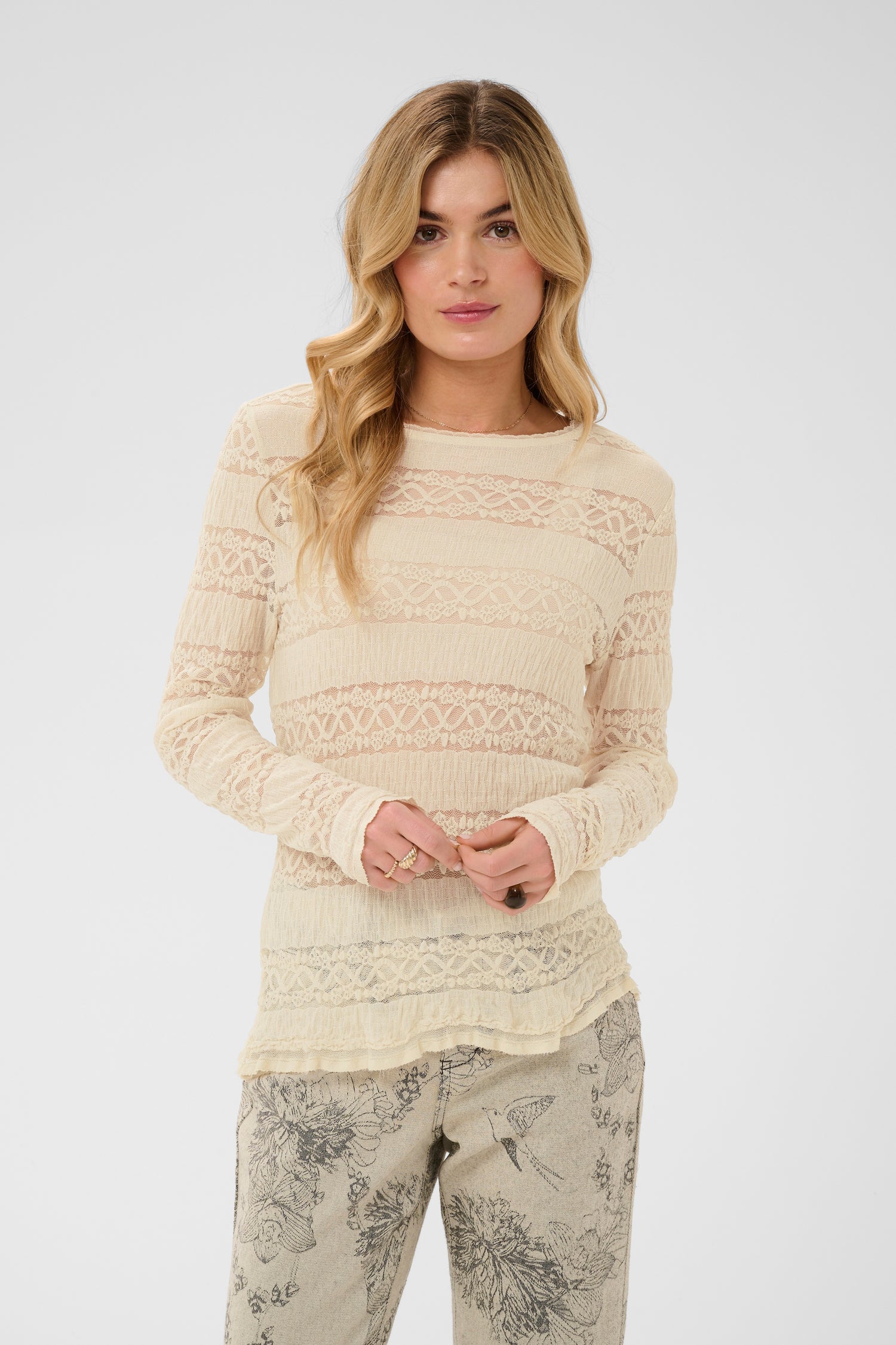 Cream Rosel T-Shirt