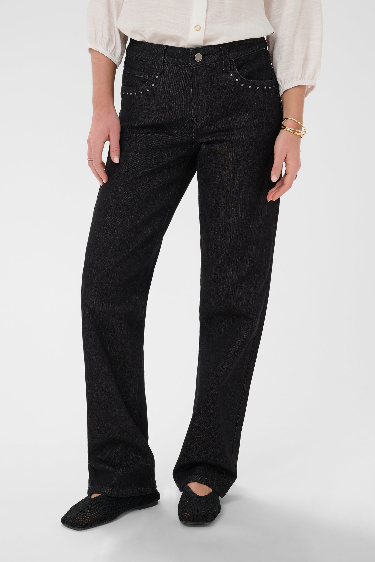 Cream Mochi Jeans Shape Fit