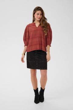 Cream Lyc Blouse