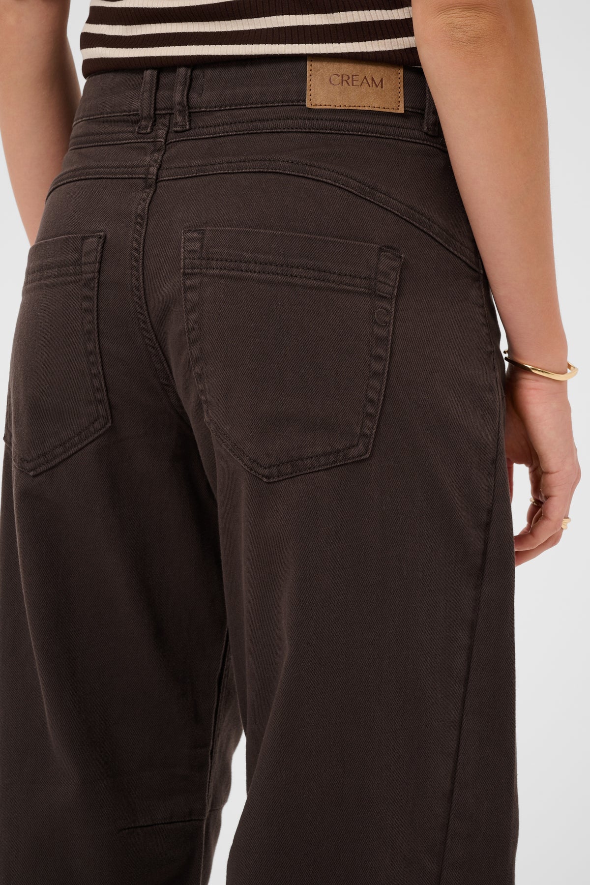 Cream Djuli Barrel Jeans