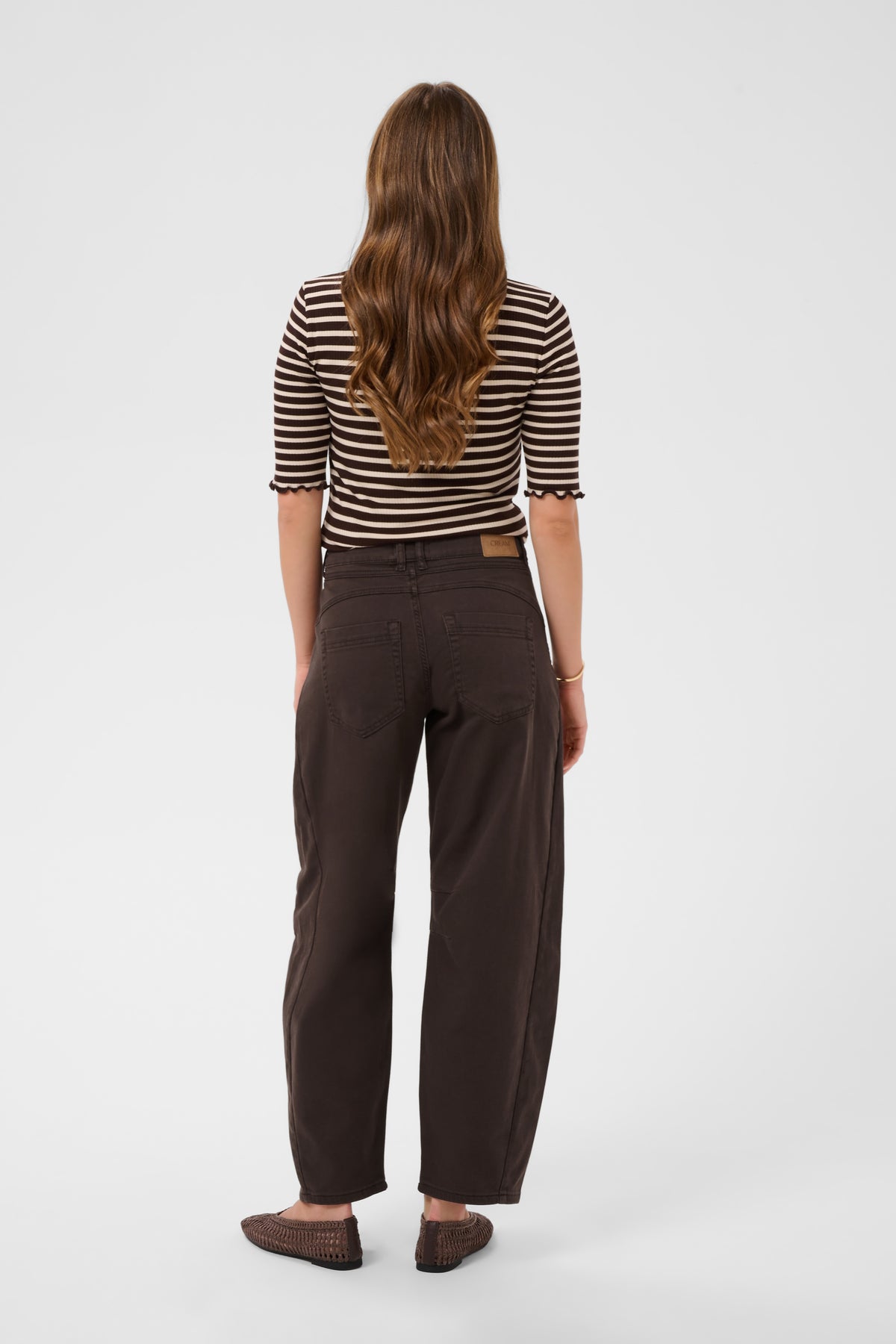 Cream Djuli Barrel Jeans