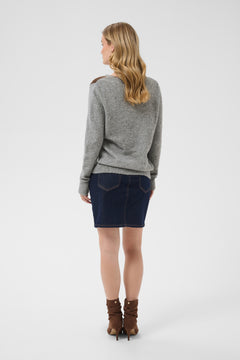 Cream Hope Argyle Pullover
