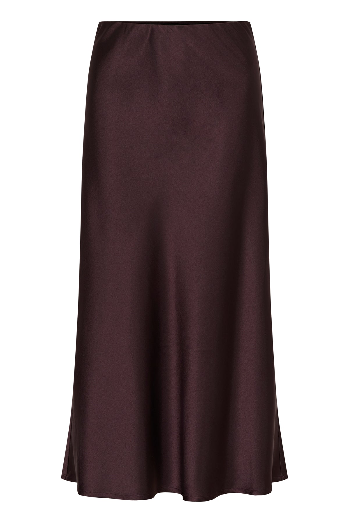 Cream Cocamia Sateen Skirt (Fudge)