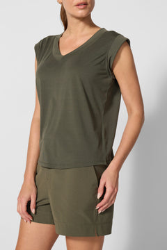 🇨🇦 MPG Dynamic V-Neck Cap Sleeve T-Shirt