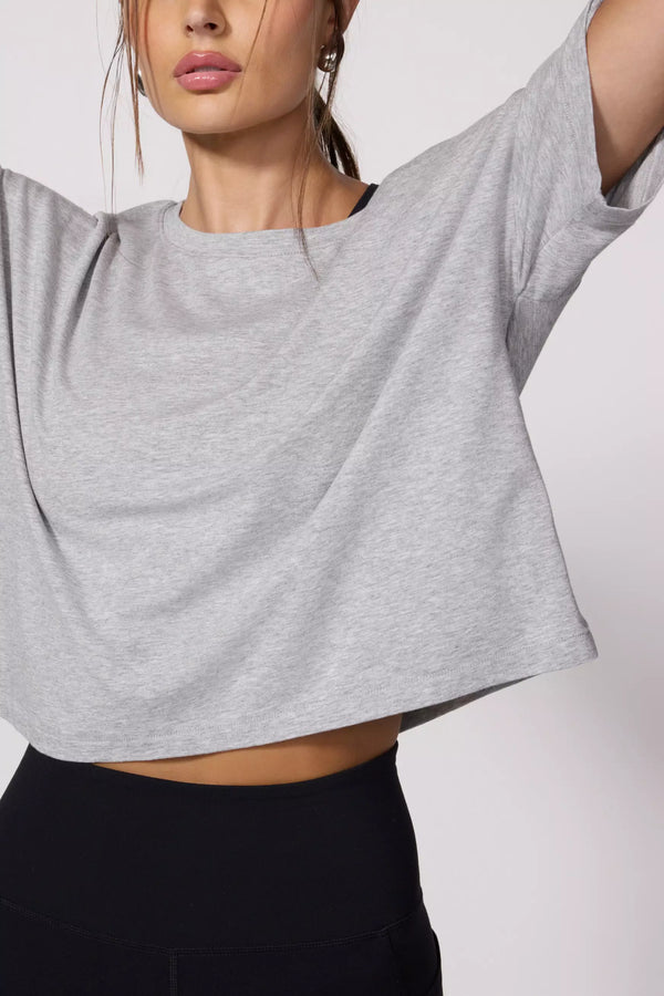 🇨🇦 MPG Pima Cotton Cropped Boyfriend T-Shirt