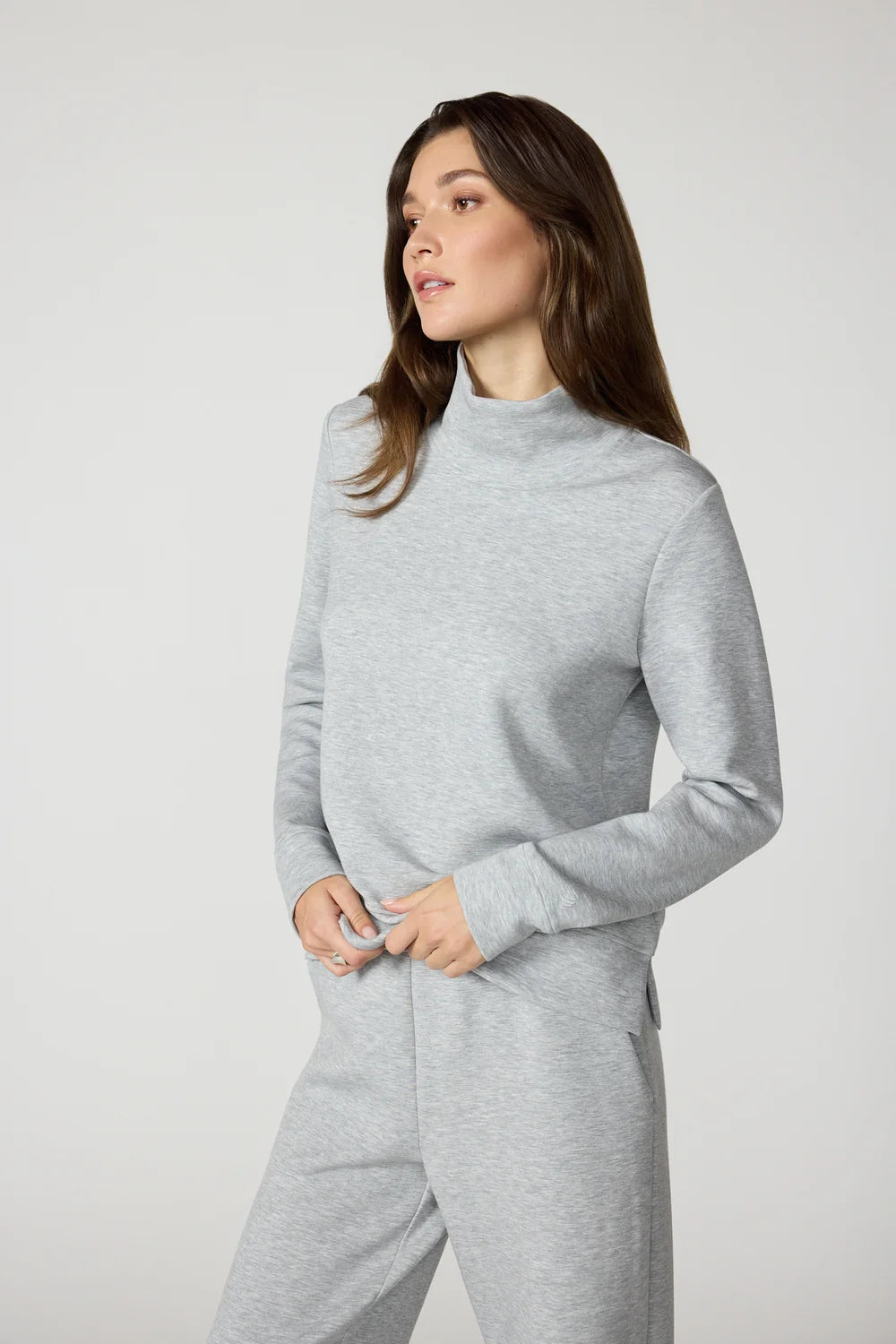 MPG Dreamweave Mock Neck Sweatshirt