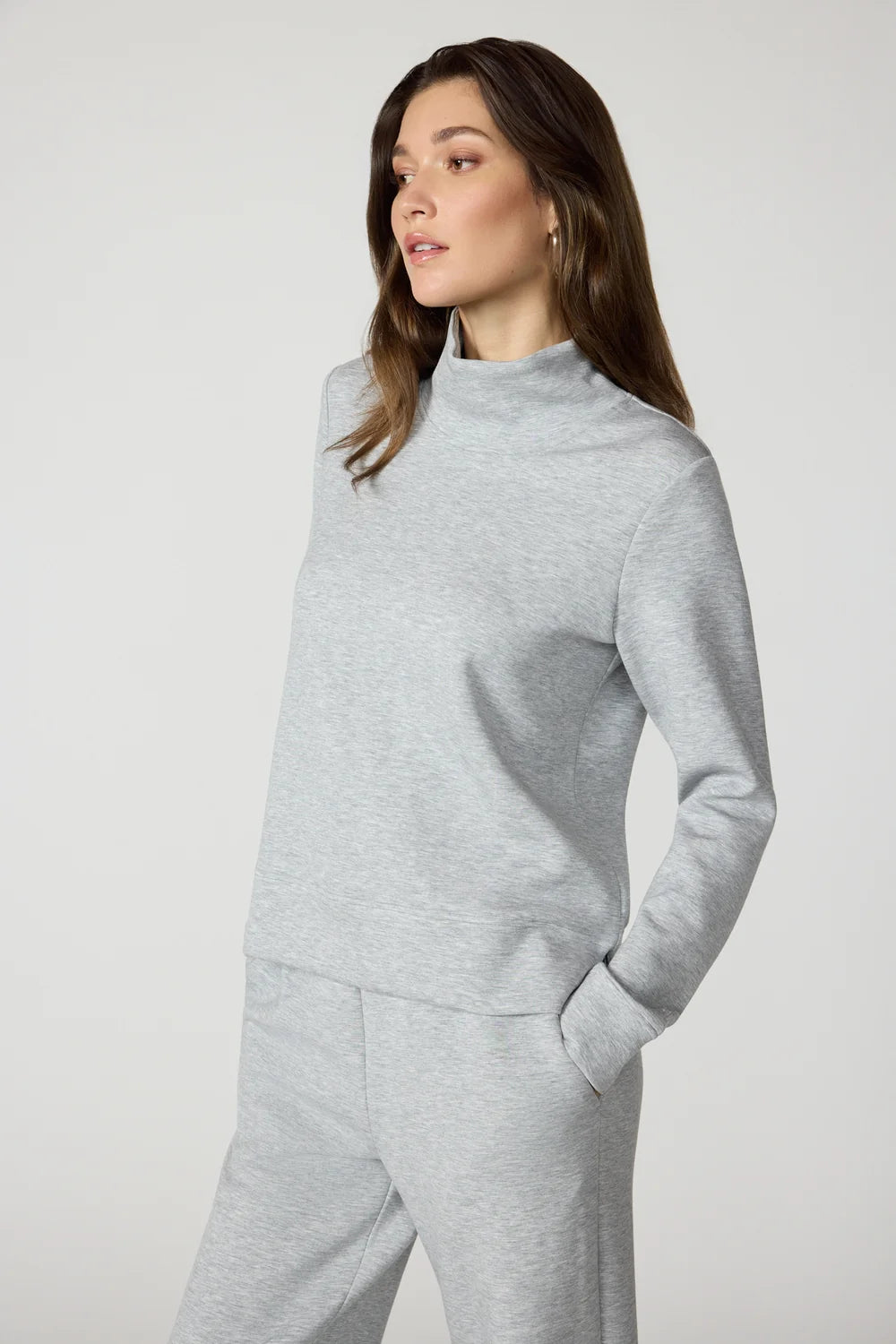 MPG Dreamweave Mock Neck Sweatshirt
