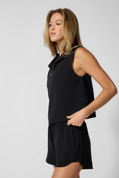 🇨🇦 MPG Dreamweave 1/2 Zip Mockneck Tank