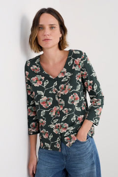 Seasalt Studio Glass 3/4 Sleeve Top