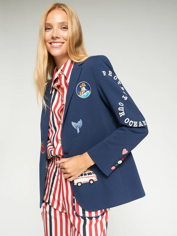 Vilagallo Save Our Oceans Blazer