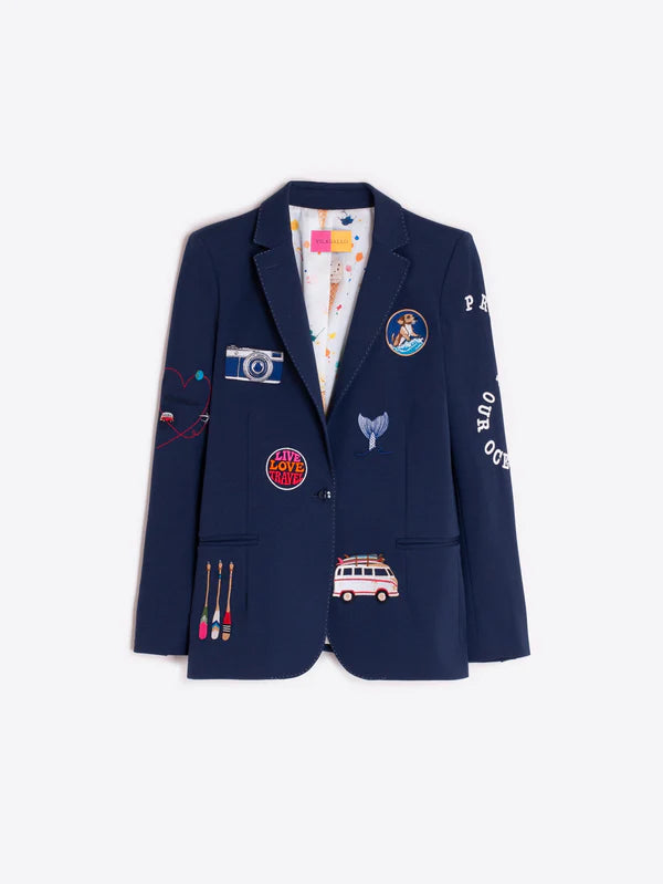 Vilagallo Save Our Oceans Blazer
