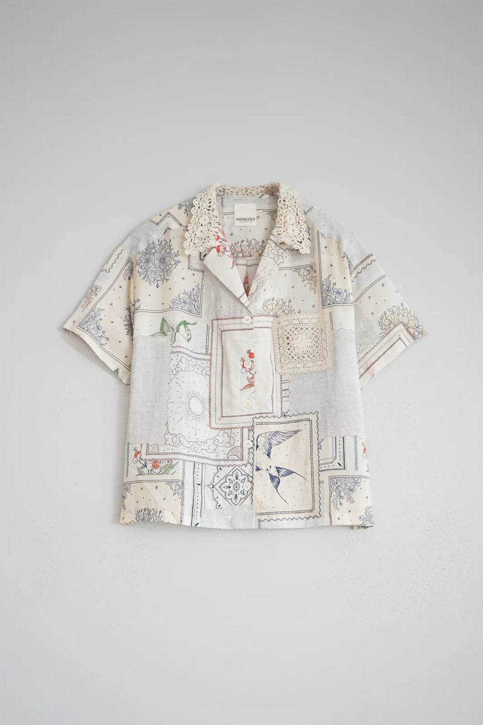Indi & Cold Patch Embroidered Shirt