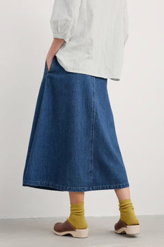 Seasalt Restharrow Denim Skirt