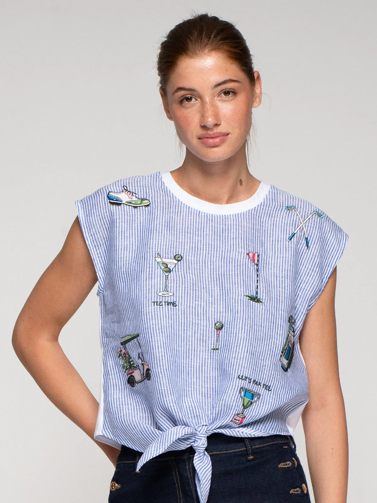 Vilagallo Linen Golf T-Shirt