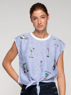 Vilagallo Linen Golf T-Shirt