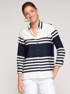 Vilagallo Striped Blouse