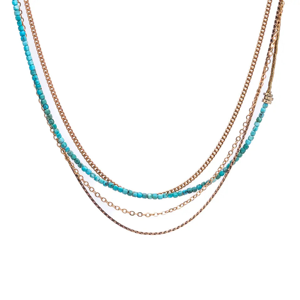 🇨🇦 Hailey Gerrits Yara Necklace (Turquoise)