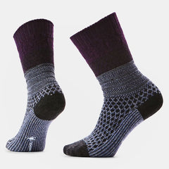 Smartwool Unisex Popcorn Cable Crew Sock