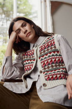 Seasalt Dawson Pick Fair Isle Vest