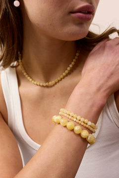 Soï Petite Yellow Jade Wellbeing Bracelet