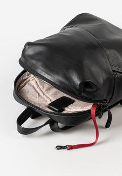 Aunts & Uncles Crabapple Leather Backpack Purse