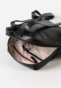 Aunts & Uncles Crabapple Leather Backpack Purse