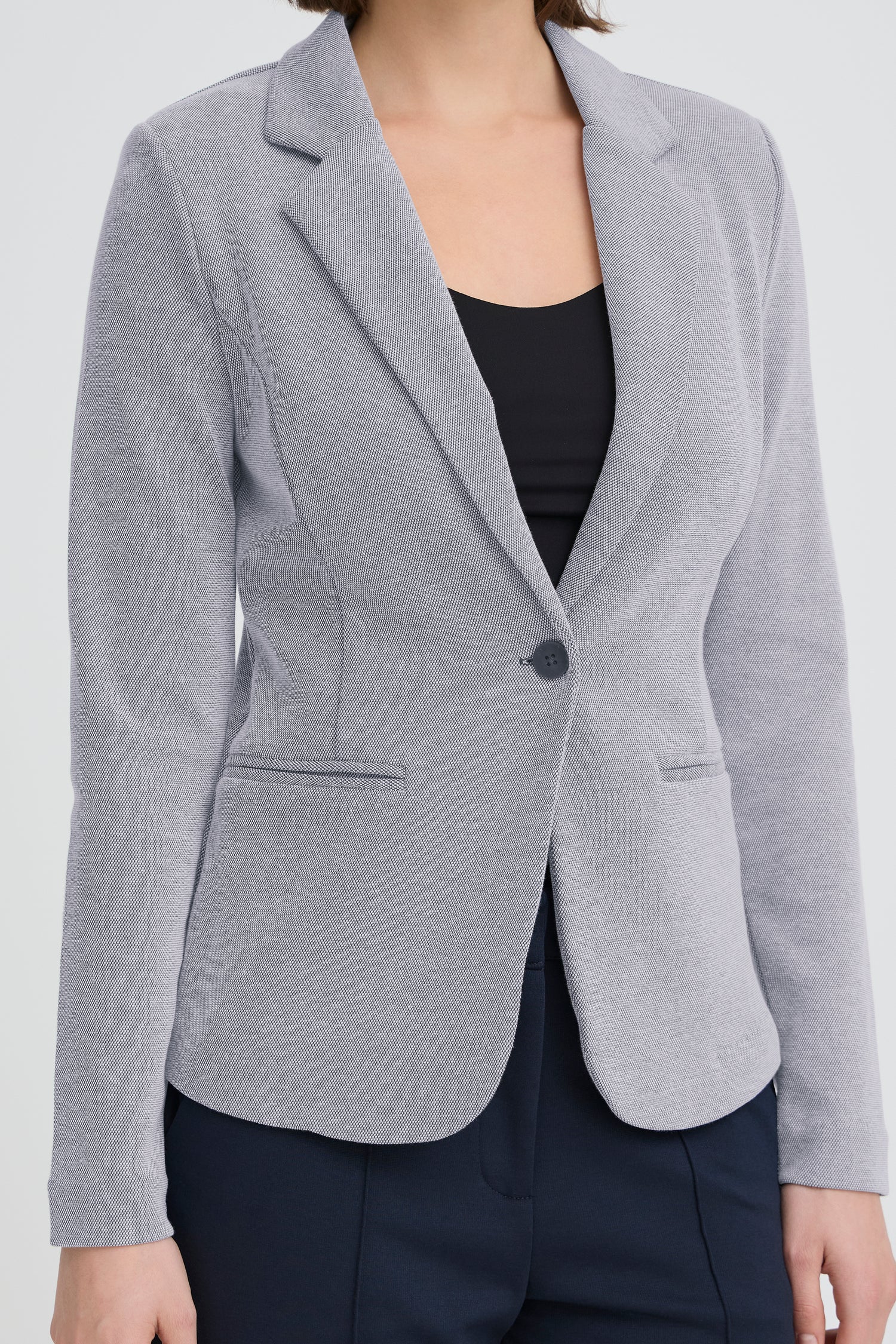 Ichi Kate Pique Blazer