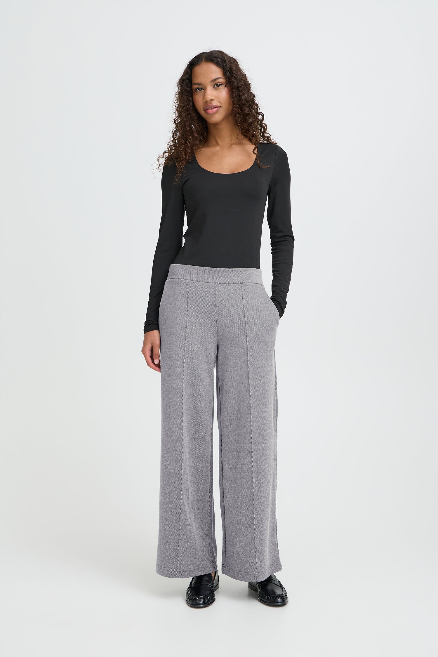 Ichi Kate Pique Long Pant