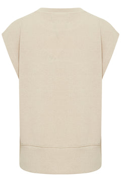 Ichi Nadea Knit Cap Sleeve Sweater