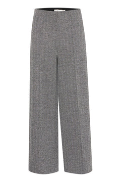 Ichi Kate Jacquard Wide Leg Pant