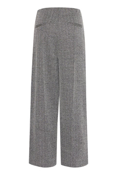 Ichi Kate Jacquard Wide Leg Pant