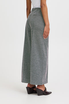 Ichi Kate Jacquard Wide Leg Pant