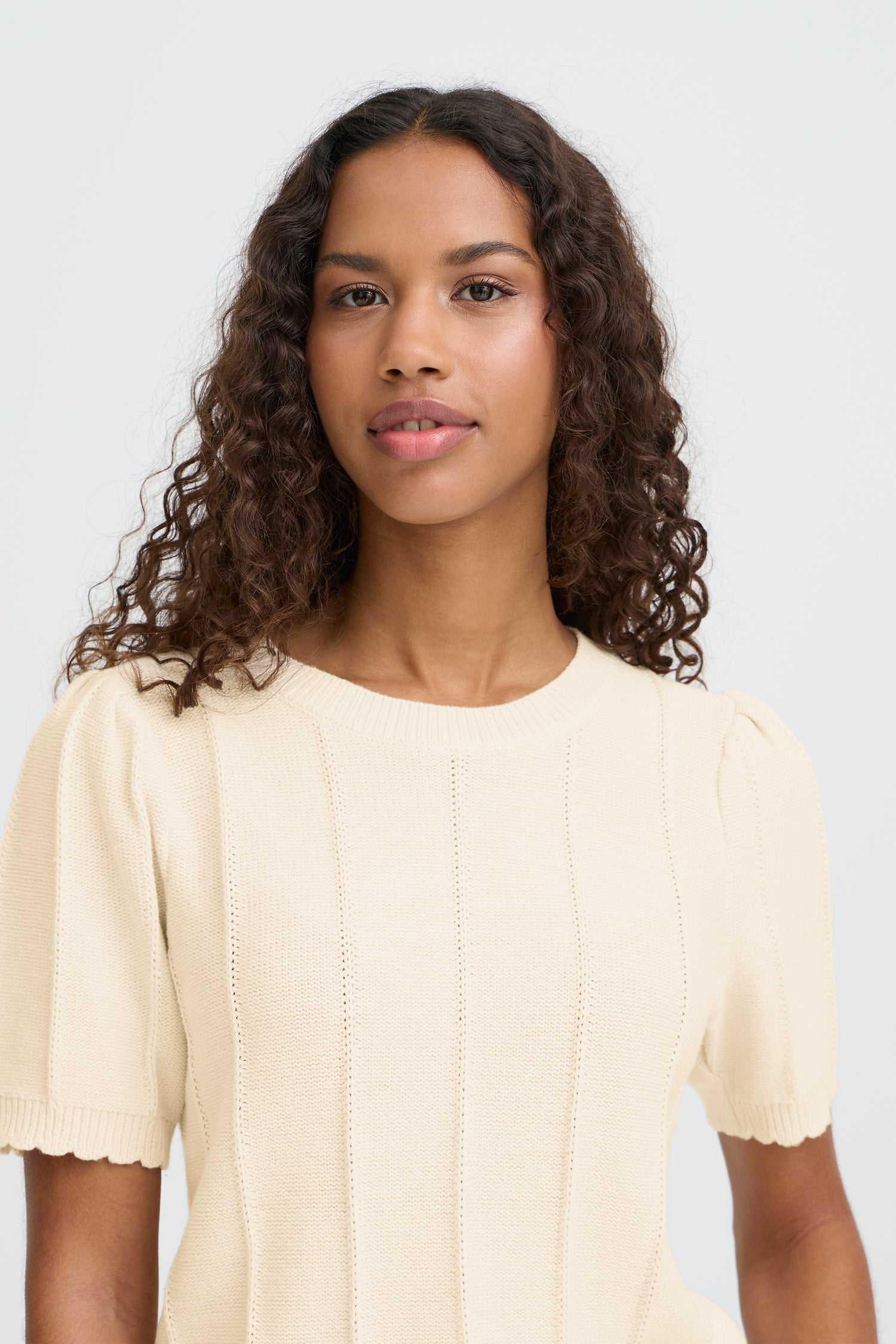 Ichi Demue Short Sleeve Sweater