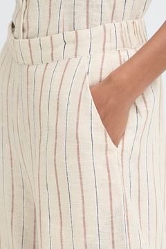 Ichi Linno Linen Blend Pant