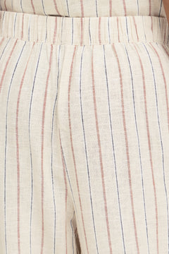 Ichi Linno Linen Blend Pant
