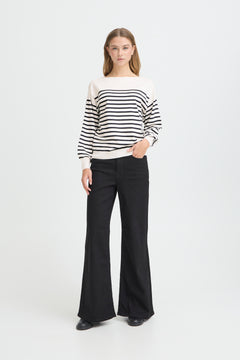 Ichi Luls Boatneck Pullover