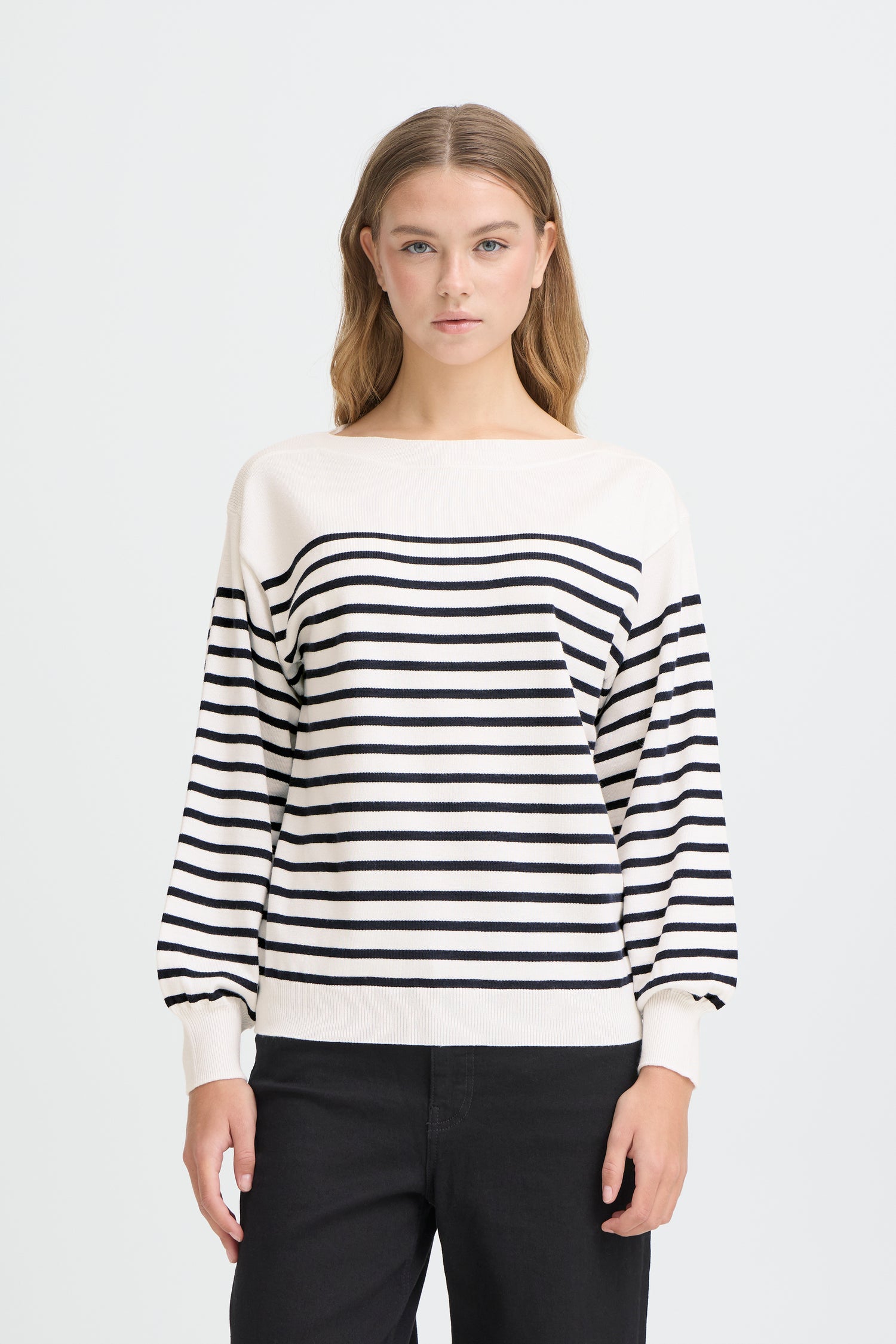 Ichi Luls Boatneck Pullover